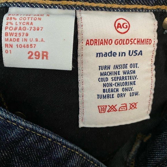 AG Adriano Goldschmied Athena Capri Denim Jeans 29 - Picture 3 of 9